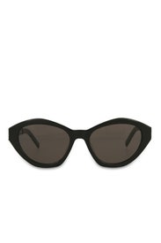 Black Round Sunglasses by Saint Laurent