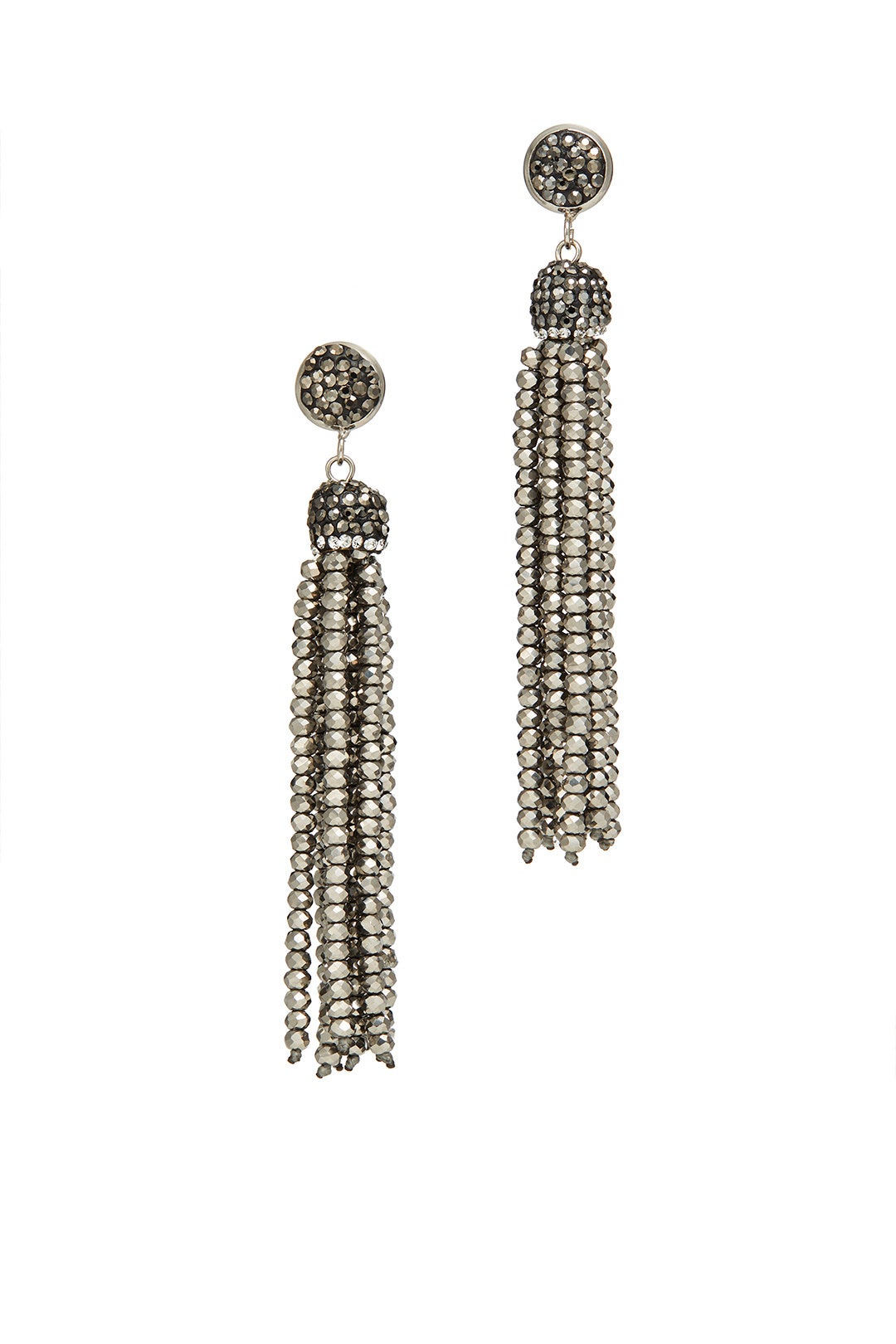 Gunmetal Tassel Earrings by Turkish Delight 1