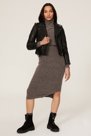 Black Balfern Leather Jacket by AllSaints