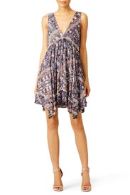 Asymmetrical Desert Print Dress by BB Dakota