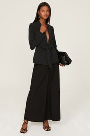 Tech Tie Front Jacket by Donna Karan New York