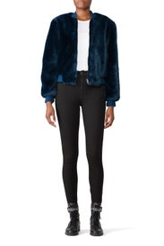 Ellington Faux Fur Jacket by Elizabeth and James
