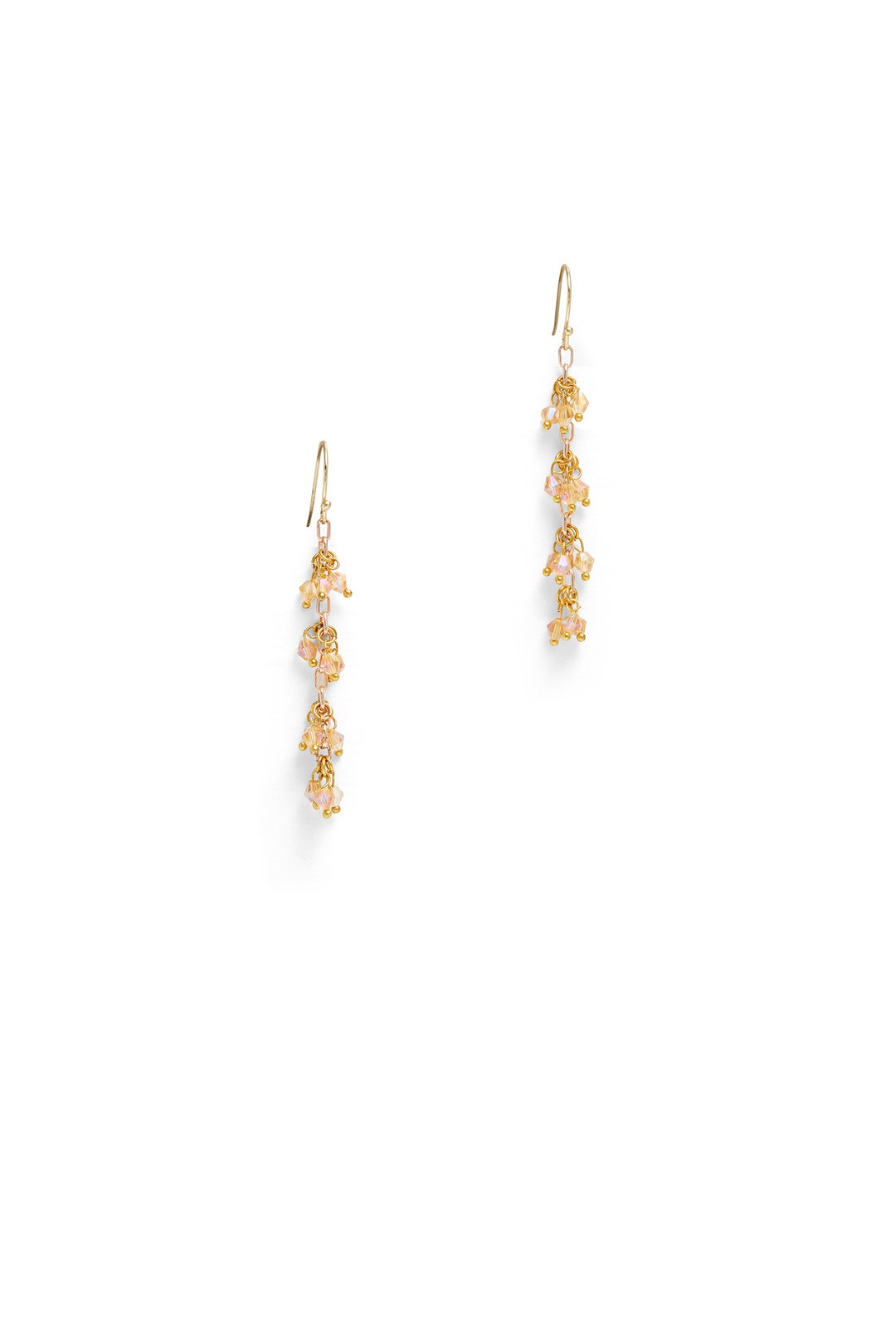Pink Crystal Bergstrom Earrings by Elise M. 1