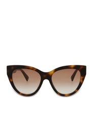 Havana Cat Eye Sunglasses by Gucci