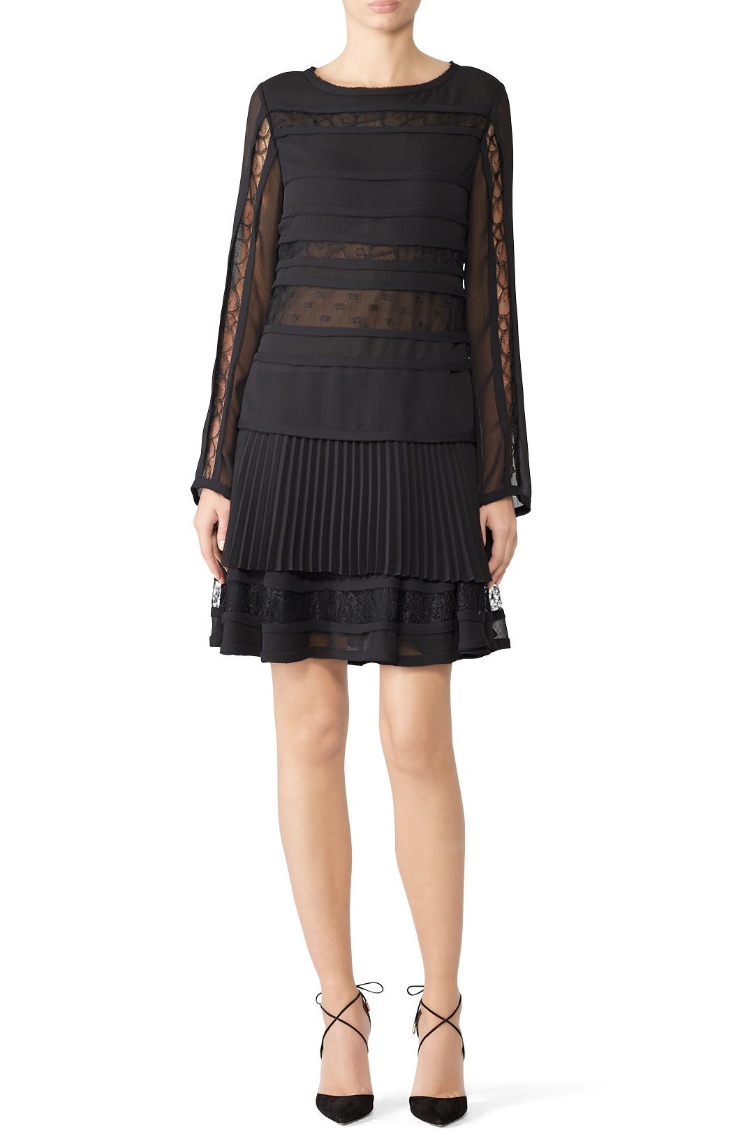 white christmas dresses Oscar de La Renta Foxglove Lace Dress