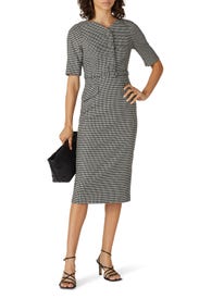 Nina Houndstooth Heart Dress by L.K. Bennett