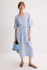 Double Gauze Mixed Stripe Dress by NIC + ZOE