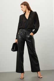 Straight Leg Leather Pants by Derek Lam 10 Crosby x RTR