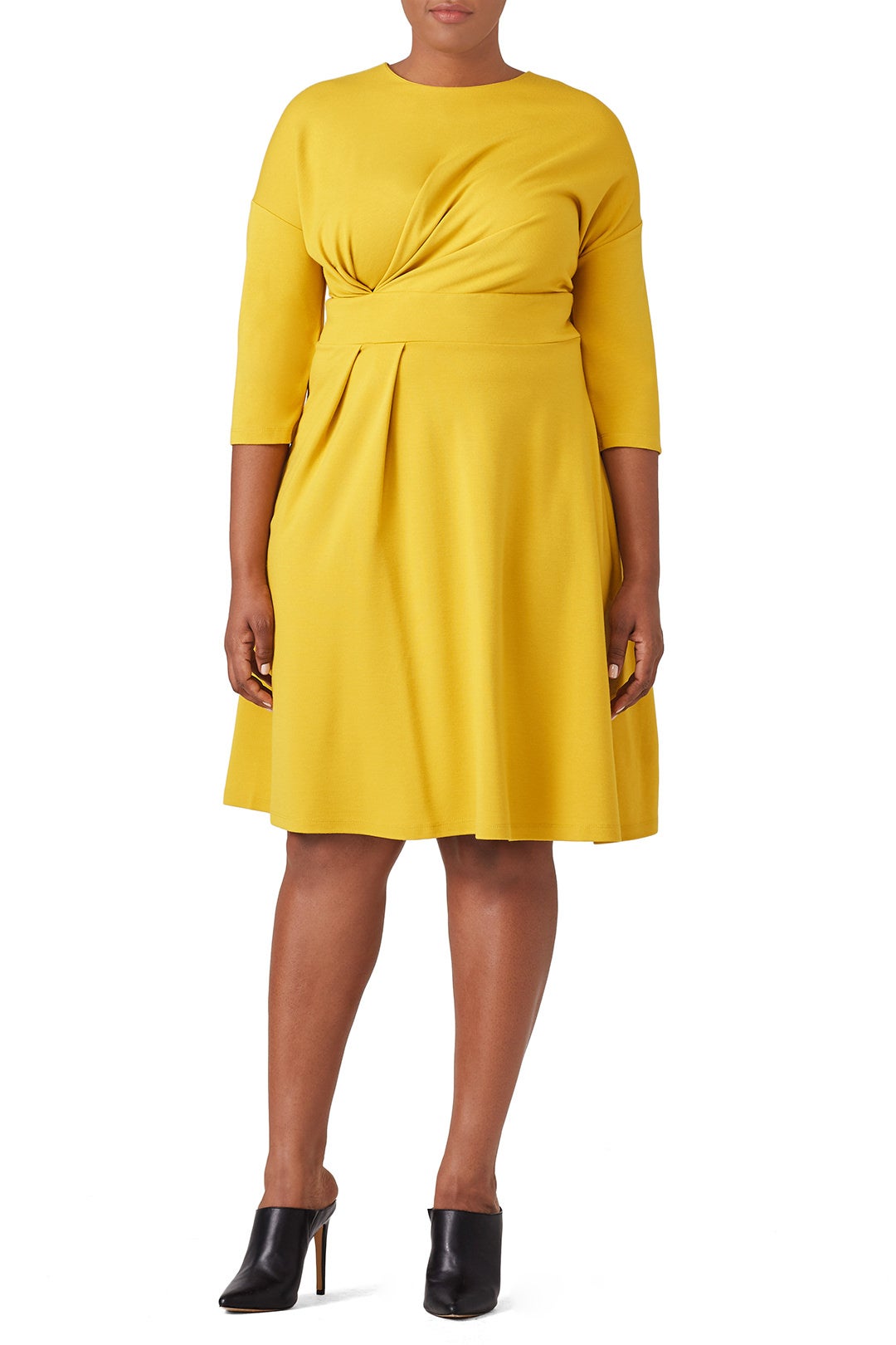 Asymmetrical Pleated Dress by ELOQUII 0