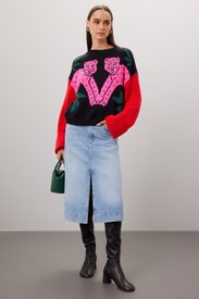 Effortless Jacquard Sweater by Essentiel Antwerp