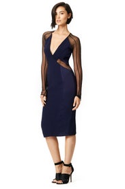 Illusion Cutout Dress by pamella roland