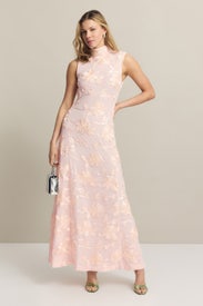 Flower Mesh Maxi Dress by ROTATE Birger Christensen