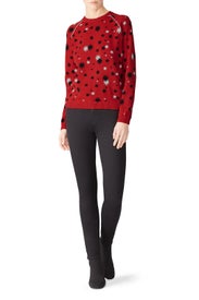 Red Star Printed Sweater by RED Valentino