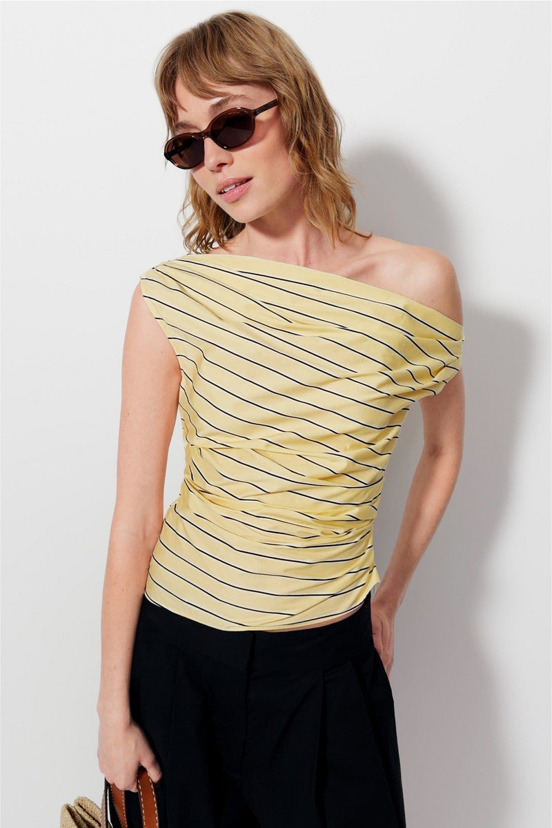 Phare Off Shoulder Blouse by Staud - Photo 0
