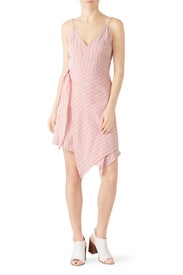 Red Acadia Wrap Dress by STYLESTALKER