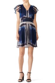 Blue Watercolor Dress by Slate & Willow