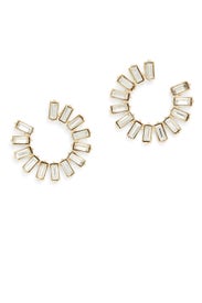Gatsby Circle Earrings by Slate & Willow Accessories