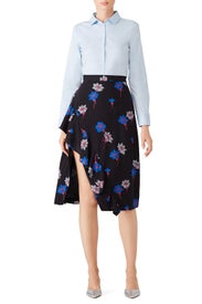 Floral Grayson Skirt by Tanya Taylor