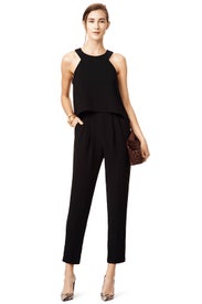 Black Anchors Jumpsuit by Trina Turk