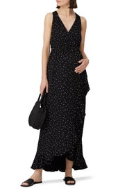 Racerback Ruffle Skirt Maternity Maxi by Ingrid & Isabel