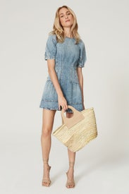 Holland Denim Dress by SIMKHAI