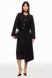 Tweed Collarless Jacket by Jason Wu x RTR