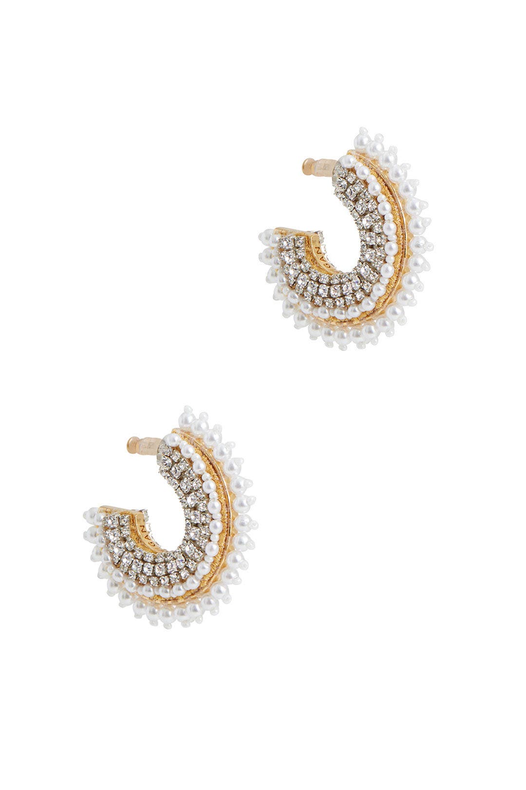 Mini Pearl Fiona Hoops by Mignonne Gavigan 1