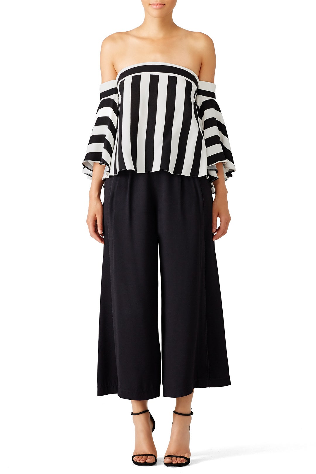 Stripe Print Rosa Top by Milly 0