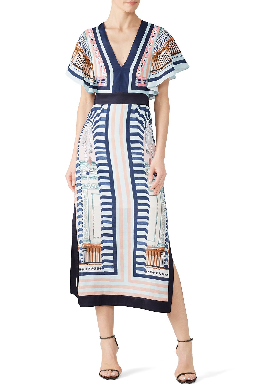 Obelisk V-Neck Dress by Temperley London 0