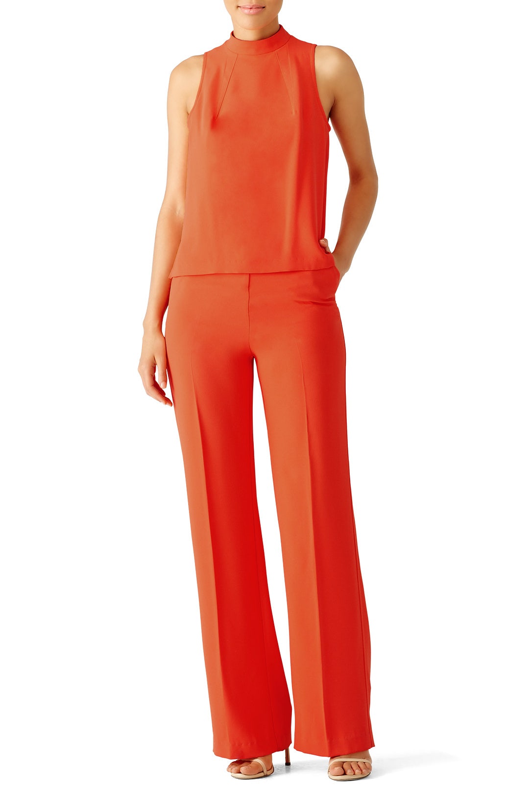 Orange Marisa Jumpsuit by Trina Turk 0