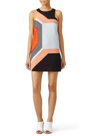 Reed Angular Dress by Milly