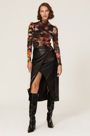 Orion Nebula Turtleneck Top by Nicole Miller