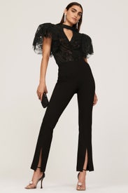 Lace Ruffle Top by Osman Yousefzada x RTR