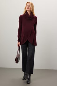 Cowl Neck Nursing Top by ripe