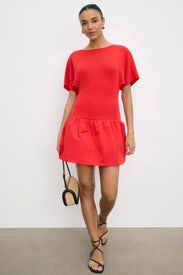 Naples Drop Waist Mini Dress by Suboo