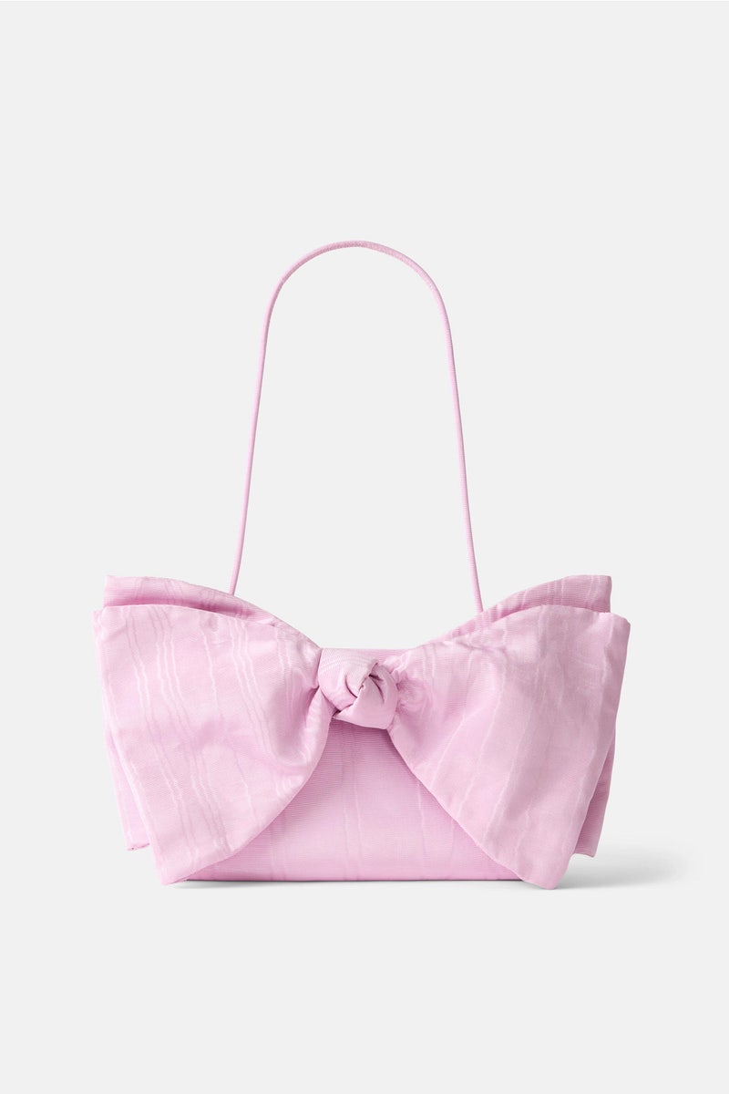 Pink Bow Clutch by Loeffler Randall - Photo 0