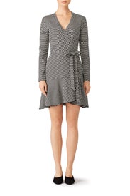 Claudette Wrap Dress by Nicole Miller