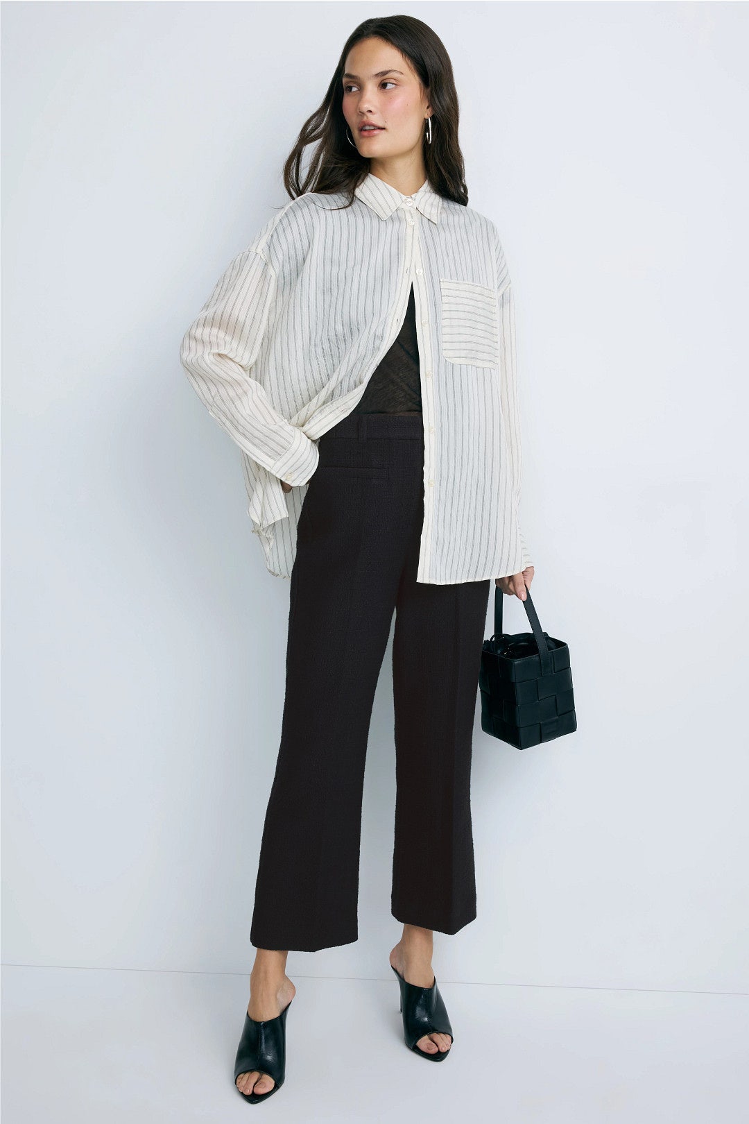Tweed Cropped Kick Flare Trouser by 3.1 Phillip Lim 0