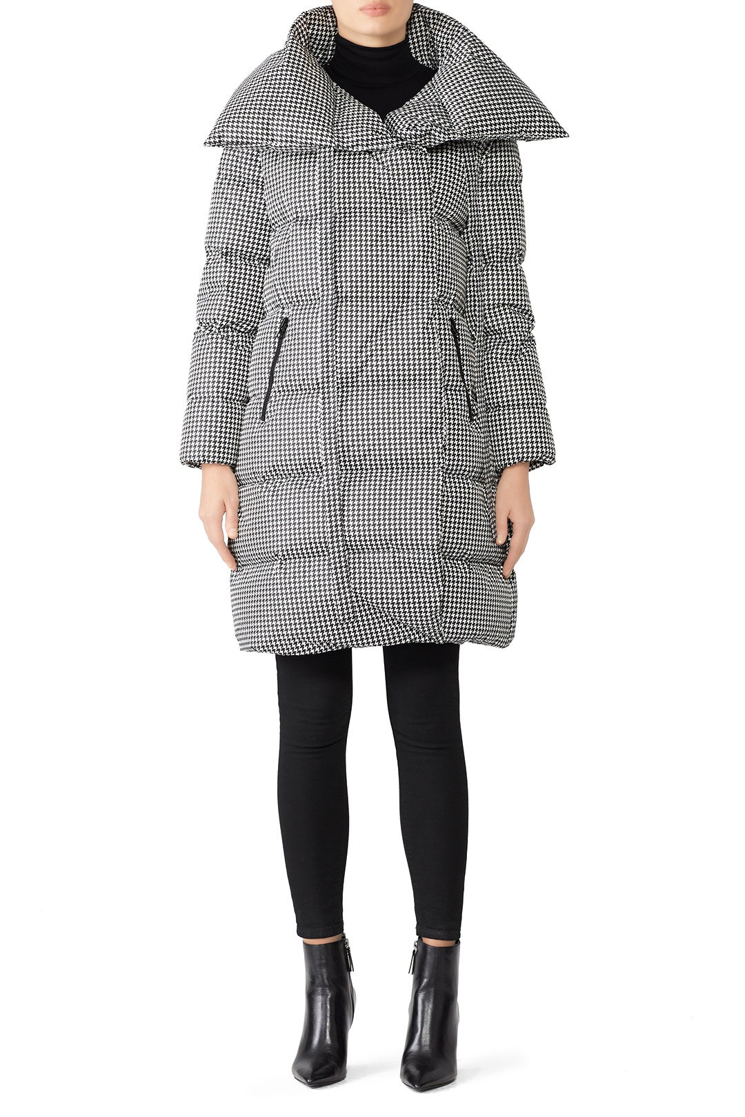 Houndstooth Big Puffa Jacket by Bacon 0