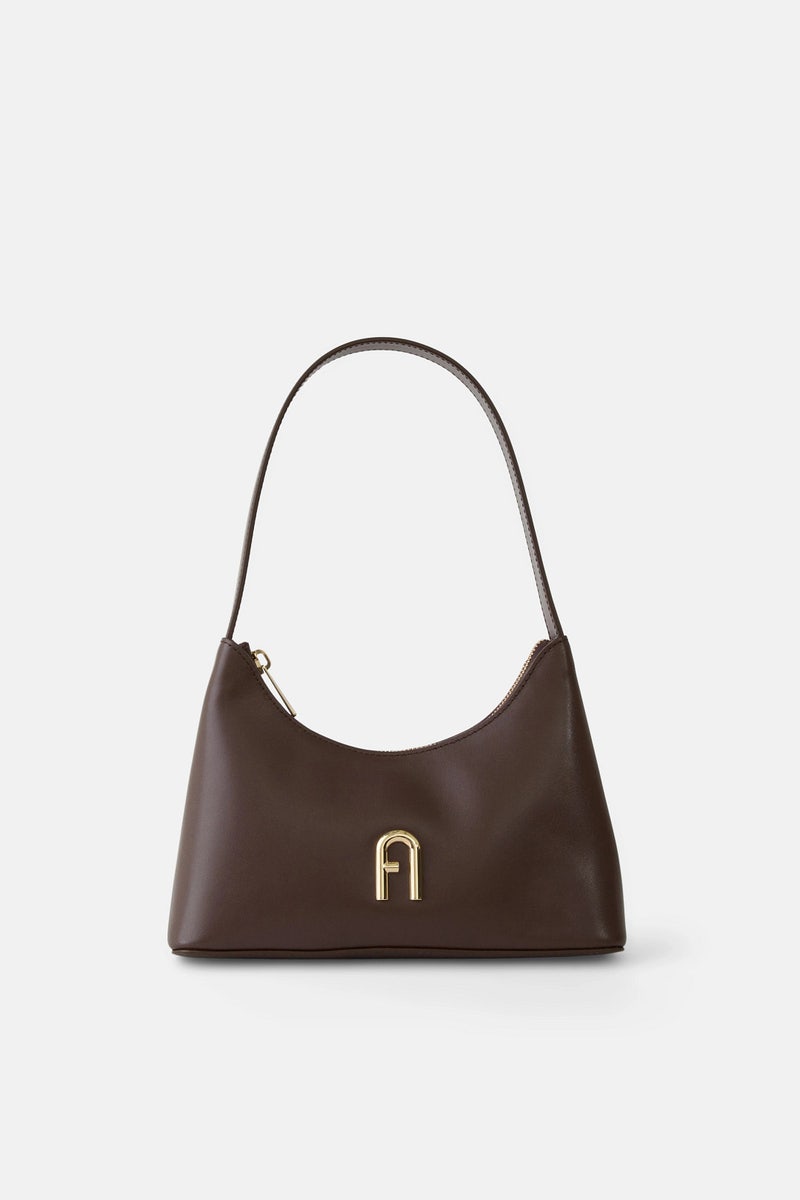 Brown Diamante Mini Shoulder Bag by Furla - Photo 0