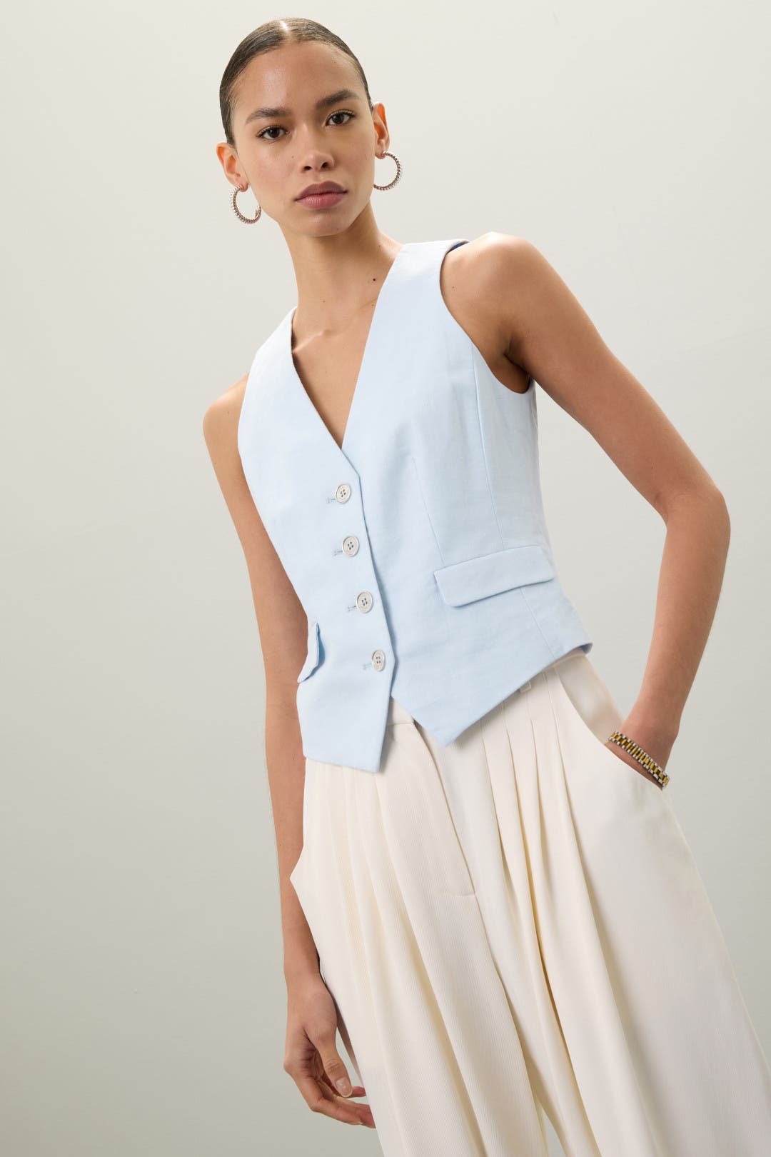 トップス bibiy. NINA SLEEVELESS JACKET 25SS COLLECTION｜Bibiy.