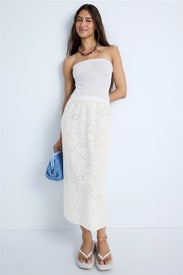 Crochet Knit Dress by Onia