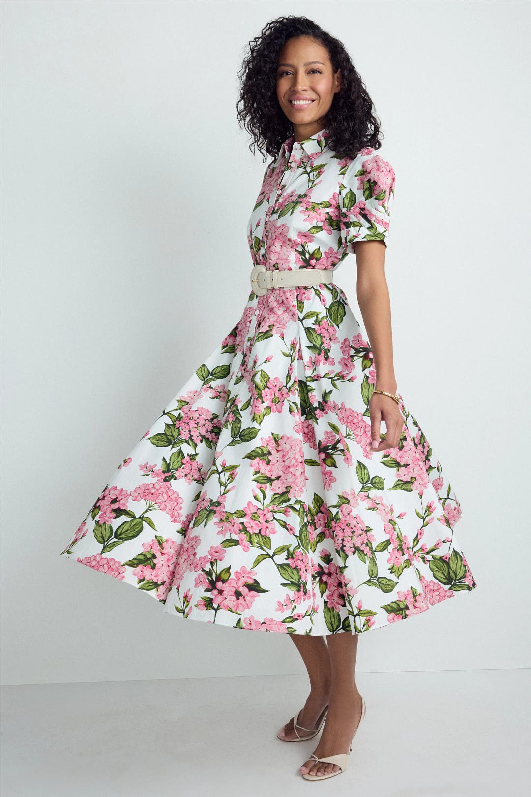 Violet Floral Midi Dress by Ted Baker London | Rent the Runway