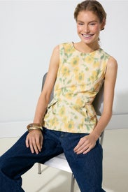 Astrid Floral Tank Top by Tanya Taylor