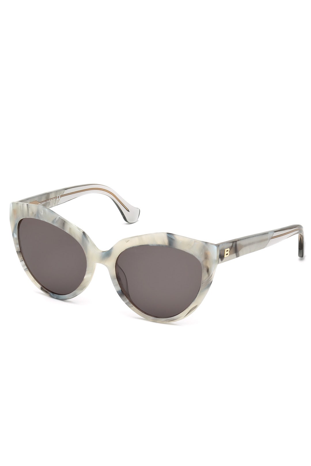 Ice Melange Round Sunglasses by Balenciaga 0