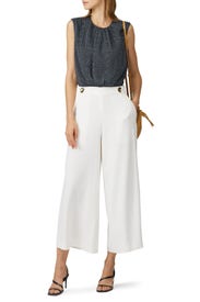 Pleated Crinkle Blouse by Derek Lam 10 Crosby x RTR