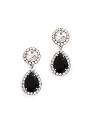 Black Monaco Earrings by Dannijo