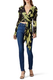 Kayleigh Wrap Top by Diane von Furstenberg