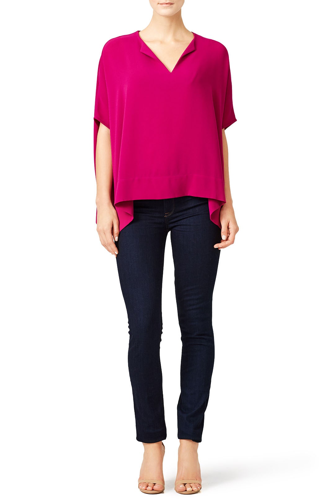 Magenta Kora Top by Diane von Furstenberg 0