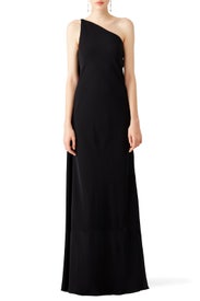 Cape Shoulder Toga Gown by KAUFMANFRANCO